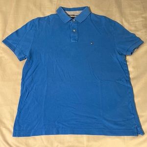 Men’s L Blue Tommy Hilfiger Polo Shirt